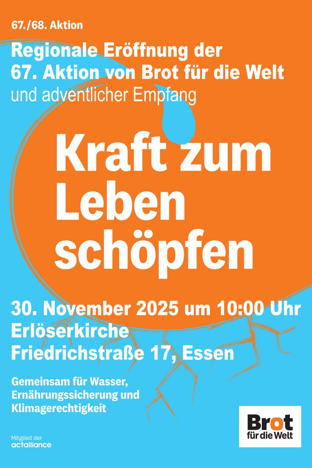 Eröffnung der Aktion Brot für die Welt am 30.11.2025 durch Präses Thorsten Latzel