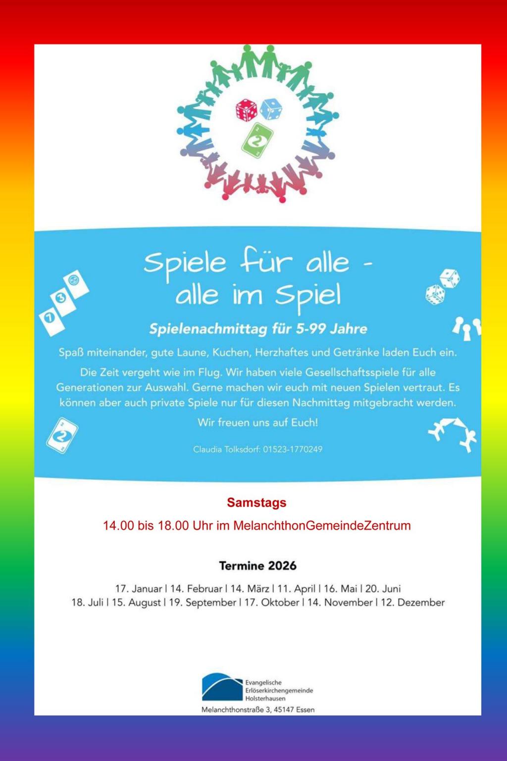 Plakat für Spiel für alle - alle im Spiel