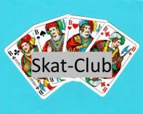 Plakat für den Skatclub, Skatkarten bunt gemischt